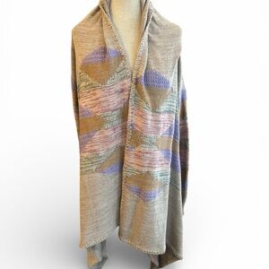 Ralph Lauren Aztec Cardigan Shawl Southwest Boho